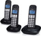 Profoon PDX-1130 Draadloze Dect Telefoon - 3 handposten - Lange standby tijd - Zwart