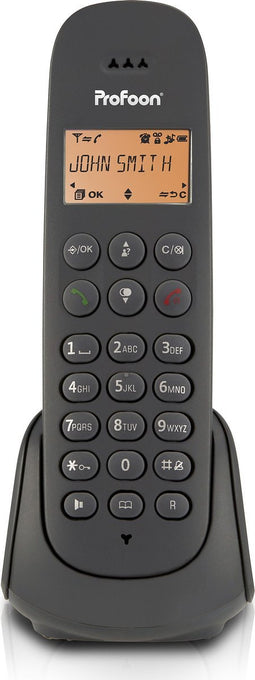 Profoon PDX600 - DECT telefoon met 1 handset, zwart