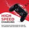 ProFPS Gaming Snellader - 3 Meter Micro USB Oplader - Rood/Zwart Nylon Gevlochten Oplaadkabel - USB A naar Micro USB Datakabel - eSports Accessoires