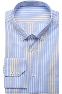 Profuomo Slim Fit Overhemd Heren - Blauw - Maat 39