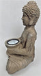 ProGarden Boeddha met solarlamp polystone