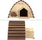 ProGarden - Egelhuisje - 34,5x20x23,5 - cm - hout - met - boomschors