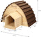 ProGarden - Egelhuisje - 34,5x20x23,5 - cm - hout - met - boomschors