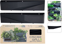 ProGarden - Plantenbakwand - overloop - 2 - stuks - 78x19x35 - cm - antracietkleurig