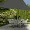 ProGarden - Schaduwdoek - driehoek - 3,6x3,6x3,6 - m - grijs
