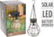ProGarden Solarlamp peertje met 10 LED's metaal