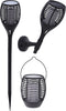 ProGarden Tuinlamp 3-in-1 Solar LED zwart