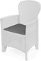 ProGarden | Tuinset: Tafel en twee stoelen - 60 x 58 x 89 cm - Wit