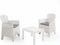 ProGarden | Tuinset: Tafel en twee stoelen - 60 x 58 x 89 cm - Wit