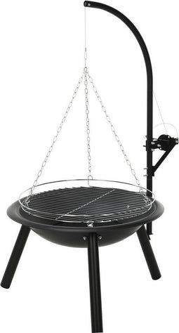 ProGarden Vuurschaal met barbecuerooster BBQ 55 cm