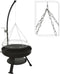 ProGarden - Vuurschaal - met - barbecuerooster - VAGGAN - 60 - cm
