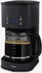 Programmeerbaar koffiezetapparaat - HKoeNIG - MG32 - 1,5 L (12 kopjes) - 1000 W - LCD scherm - Warmhouden - Zwart en RVS