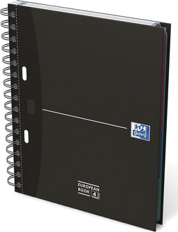 Projectboek Oxford Essentials A4+ 120vel assorti | 5 stuks