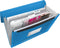 Projectmap Esselte Vivida A4 6 vakken PP blauw - 5 stuks