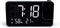 Projectorklokradio - THOMSON - Zwart - FM-radio - Temperatuur - Vochtigheid - Dubbel alarm - USB-C - Voeding 230V