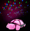 Projectorlamp Sterrenhemel Turtle Nachtlampje voor Kinderen Roze of Blauw