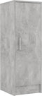 Prolenta Premium - Schoenenkast 32x35x92 cm spaanplaat betongrijs