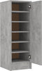 Prolenta Premium - Schoenenkast 32x35x92 cm spaanplaat betongrijs