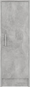 Prolenta Premium - Schoenenkast 32x35x92 cm spaanplaat betongrijs