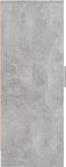 Prolenta Premium - Schoenenkast 32x35x92 cm spaanplaat betongrijs