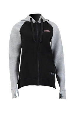 Prolimit Neopreen Zip Top Hooded 1,5mm Zodiac Grijs/Zwart - 40/L