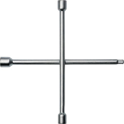 Promat kruissleutel - 17x19x22x12.5 mm - 350x350 mm - 4000823665| Afname Per: 1 Stuk| EAN: 4015448652335 | Merk: PROMAT | Korte beschrijving: Voor auto's/transporters enz. · verzinkt