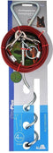 ProPlus Aanlegspiraal voor honden - met handvat, ring en 4,5 meter kabel - 40 cm lang
