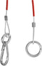 ProPlus Breekkabel met ring - verzinkt - 1 meter - voor geremde aanhangwagens
