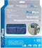 ProPlus Camping organizer - 2 vakken - UV-bestendig - Opvouwbaar - Blauw - 40 x 20 cm