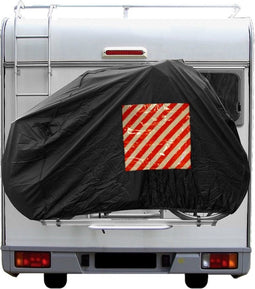 ProPlus Fietshoes voor 2 fietsen - met markeringsbordvak - duurzaam nylon - stevige spanhaken - optimale bescherming