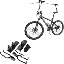 ProPlus Fietslift voor plafond - Ruimtebesparend - Tot 4 meter hoogte - Max. 20 kg - Inclusief bevestigingsmateriaal