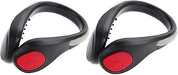 ProPlus LED schoenclip - rood - 2 stuks - verhoogde zichtbaarheid - weersbestendig
