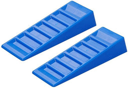 ProPlus Oprijblok leveller set - lichtgewicht kunststof - UV-bescherming - 145 x 415 x 75 mm - blauw - 2 stuks