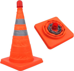 ProPlus Opvouwbare veiligheidspilon met LED-verlichting - 41 cm - Inclusief draagtas