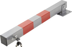 ProPlus Parkeerpaal met Slot - Parkeerplaatsbeveiliging - Parkeerplaatsblokkering - Inklapbare antiparkeerpaal - Neerklapbaar - 90° omklapbaar - Verkeerspaal - Inclusief 3 Sleutels