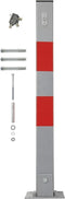 ProPlus Parkeerpaal met Slot - Parkeerplaatsbeveiliging - Parkeerplaatsblokkering - Inklapbare antiparkeerpaal - Neerklapbaar - 90° omklapbaar - Verkeerspaal - Inclusief 3 Sleutels