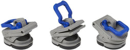 ProPlus Schroefloze voortentclips - lichtgewicht nylon - set van 3 - grijs/blauw