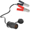 ProPlus Sigarettenaanstekerdoos - Accuklemmen - 12V/24V - 16A - Zwart - 30 cm Kabel