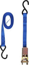 ProPlus Spanband met ratel - 5 meter - 25 mm breed - Inclusief 2 haken - Blauw