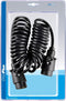 ProPlus spiraalkabel PVC 7-polig zwart 3 meter in blister