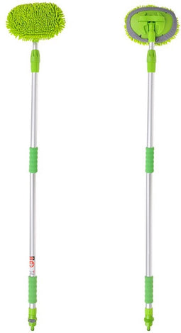 ProPlus Telescopische wasborstel met chenille - uitschuifbaar tot 2,50 meter - ideaal voor auto, caravan en tuin