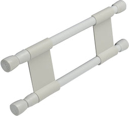 ProPlus Uitschuifbare dubbele vastzetstang - 25,5 tot 43 cm - wit