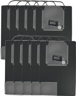 ProPlus Werkordermap met sleutelvak - A4 - Zwart - 10 stuks - Slijtvast kunststof