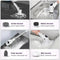 Propurify® Elektrische schoonmaakborstel - Elektrische schrobborstel draadloos - Multi scrubber - Polijstmachine - Luiwagen met steel - reinigingsborstel met hulpstukken - Poetsmachine - Schrobber met steel - 14-delig