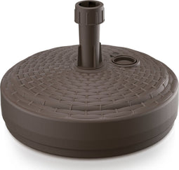 Prosperplast Parasolvoet - rond - rotan - bruin - 10L - Dia 39 cm - kunststof - houder