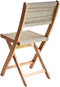PROSSEDI - Set van 2 tuinstoelen - Beige - Acaciahout