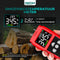 ProXtar PRO Vochtmeter - Vochtmeter Muren - Vochtmeter Hout - Inclusief Temperatuurmeter - Accuraat - Vochtmeters - Inclusief Opbergcase, Batterijen en Zaklamp