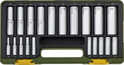 Proxxon 23292 Dopsleutelset 1/2 (12.5 mm), 1/4 (6.3 mm) 20-delig