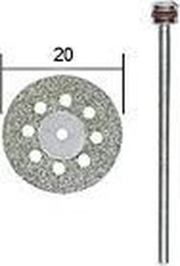 Proxxon - Diamant Doorslijpschijf Ø 20 Mm.+hdr. (Pr28844) - modelbouwsets, hobbybouwspeelgoed voor kinderen, modelverf en accessoires