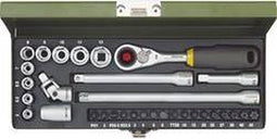 Proxxon Industrial 23078 Dopsleutelinzetstuk Metrisch 1/4 (6.3 mm) 32-delig